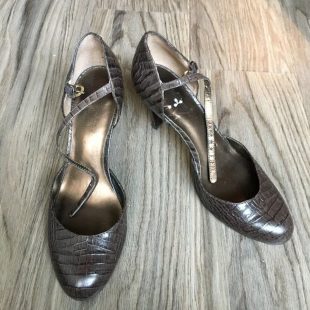 Ann Taylor‎ Loft Womans Heels Ankle Strap Sandals